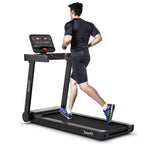 Tapis de course électrique Costway 2,25 CV avec contrôle par application pour la maison et le bureau