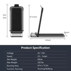 Costway Installation-Free Ultra-Thin Folding Treadmill Exercise Fitness Machine w/5-Layer