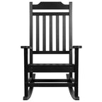 Merrick Lane Lot de 2 chaises à bascule en résine pour intérieur/extérieur