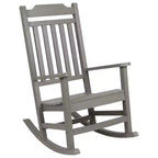 Merrick Lane Lot de 2 chaises à bascule en résine pour intérieur/extérieur