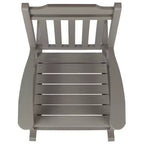 Merrick Lane Lot de 2 chaises à bascule en résine pour intérieur/extérieur