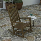 Merrick Lane Lot de 2 chaises à bascule en résine pour intérieur/extérieur