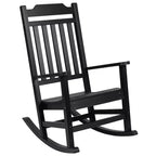 Merrick Lane Lot de 2 chaises à bascule en résine pour intérieur/extérieur