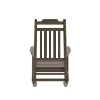 Merrick Lane Lot de 2 chaises à bascule en résine pour intérieur/extérieur