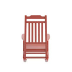 Merrick Lane Lot de 2 chaises à bascule en résine pour intérieur/extérieur