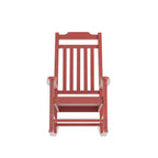 Merrick Lane Lot de 2 chaises à bascule en résine pour intérieur/extérieur