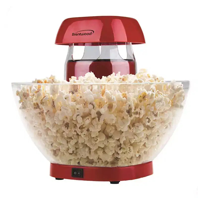 Brentwood Jumbo 24-Cup Hot Air Popcorn Maker in Red
