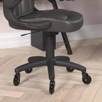 Fauteuil de jeu Flash Furniture X10, Chaise de bureau, d'ordinateur ou de PC de course, avec accoudoirs relevables et roulettes transparentes