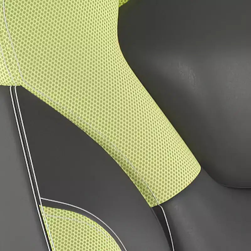 Fauteuil de jeu Flash Furniture X10, Chaise de bureau, d'ordinateur ou de PC de course, avec accoudoirs relevables et roulettes transparentes