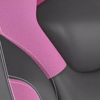 Fauteuil de jeu Flash Furniture X10, Chaise de bureau, d'ordinateur ou de PC de course, avec accoudoirs relevables et roulettes transparentes