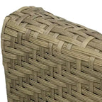 Fauteuil à bascule profond Northlight 34 en résine tressée grise avec coussins gris