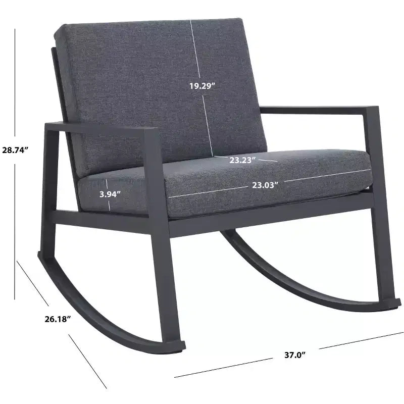 Cantor Rocking Chair Indoor/Outdoor - PAT7727 - Safavieh