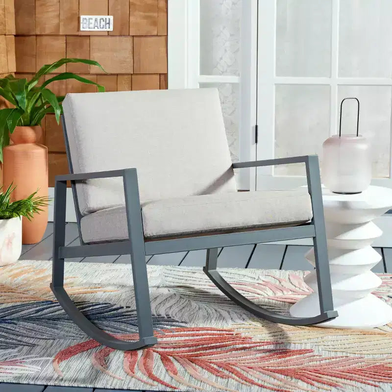 Cantor Rocking Chair Indoor/Outdoor - PAT7727 - Safavieh