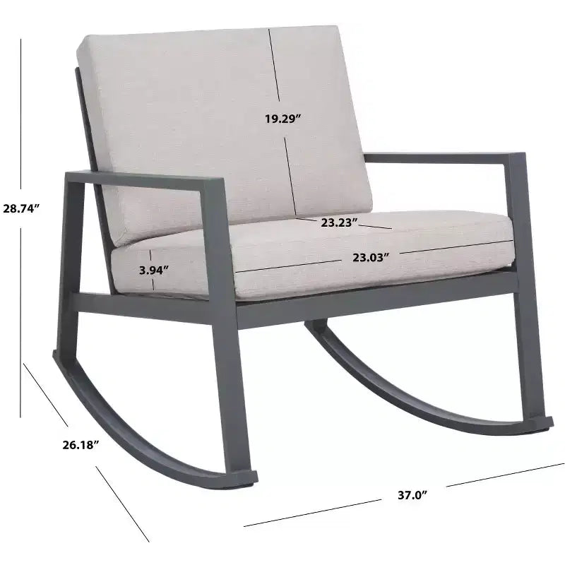Cantor Rocking Chair Indoor/Outdoor - PAT7727 - Safavieh