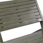 JONATHAN Y Leo Mid-Century Modern Wood Armless Outdoor Patio Chair