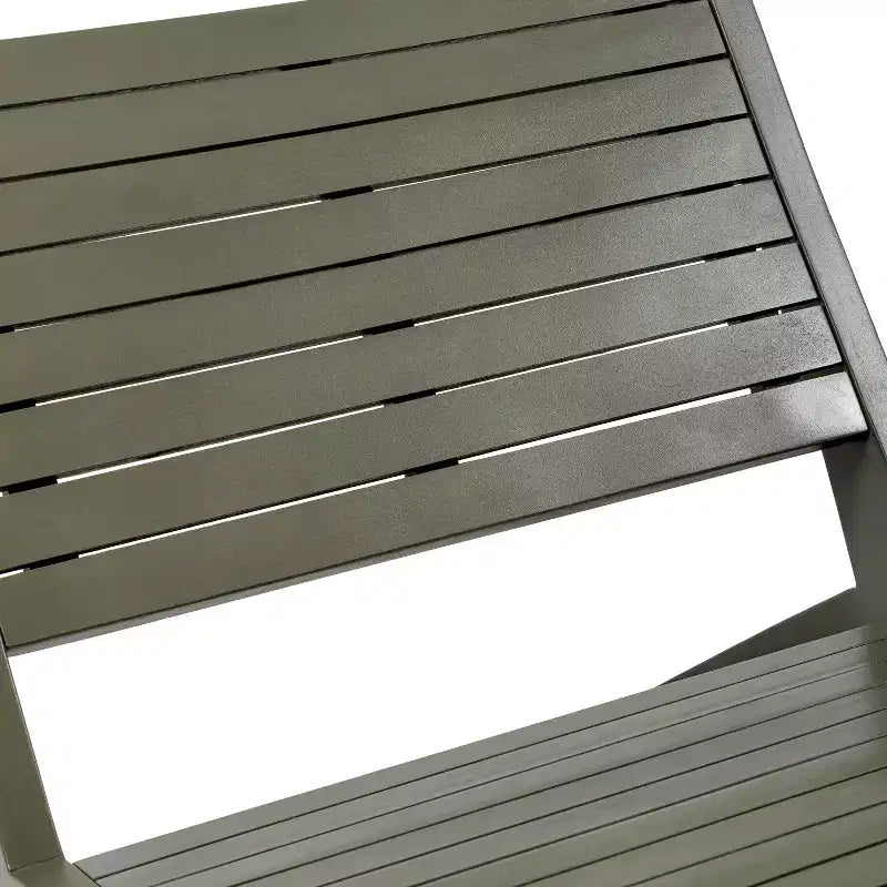 JONATHAN Y Leo Mid-Century Modern Wood Armless Outdoor Patio Chair