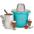 Nostalgia 4-Quart Electric Ice Cream Maker with Easy-Carry Handle
