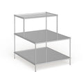 Glam Mirrored Accent Side Table