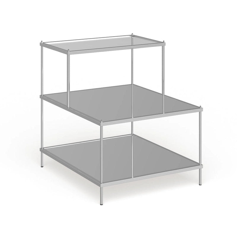 Glam Mirrored Accent Side Table