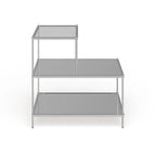 Glam Mirrored Accent Side Table