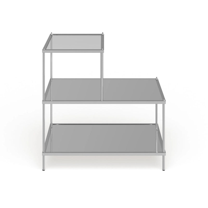 Glam Mirrored Accent Side Table