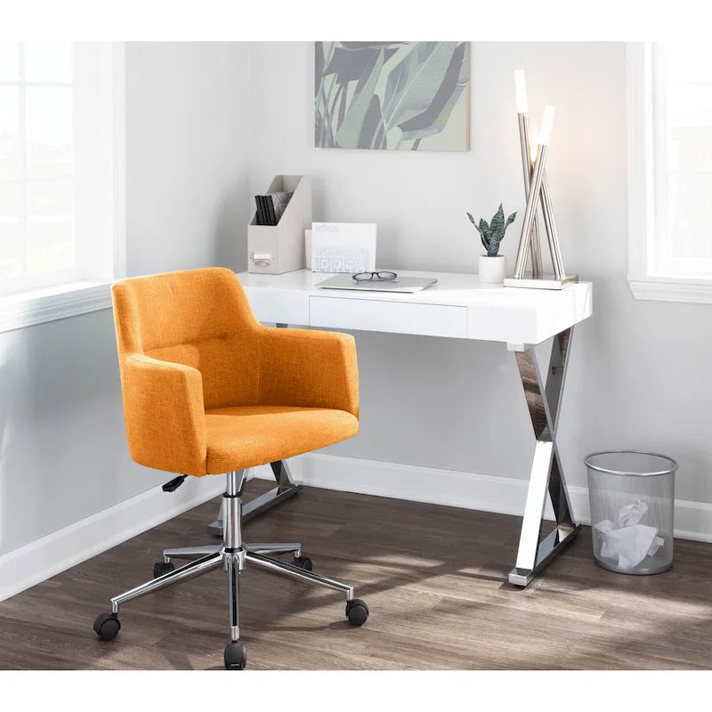 Contemporary Fabric Ergonomic Office Chair