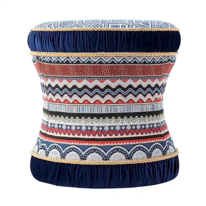 Decorative Upholstered Vanity Stool Ottoman