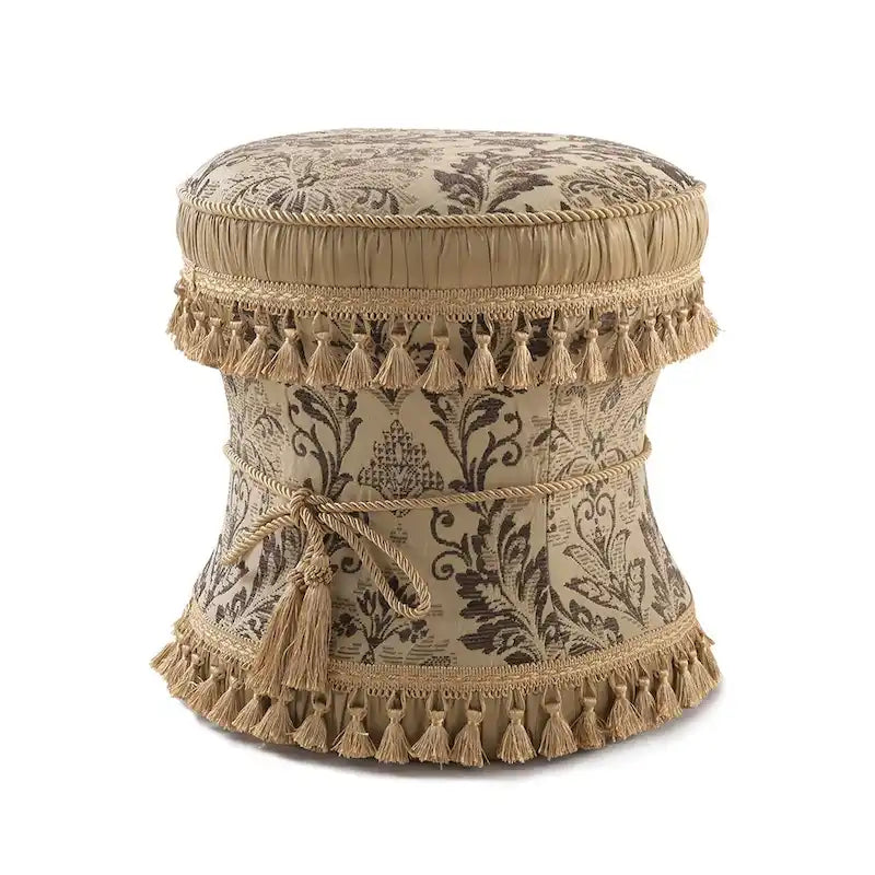 Decorative Upholstered Vanity Stool Ottoman