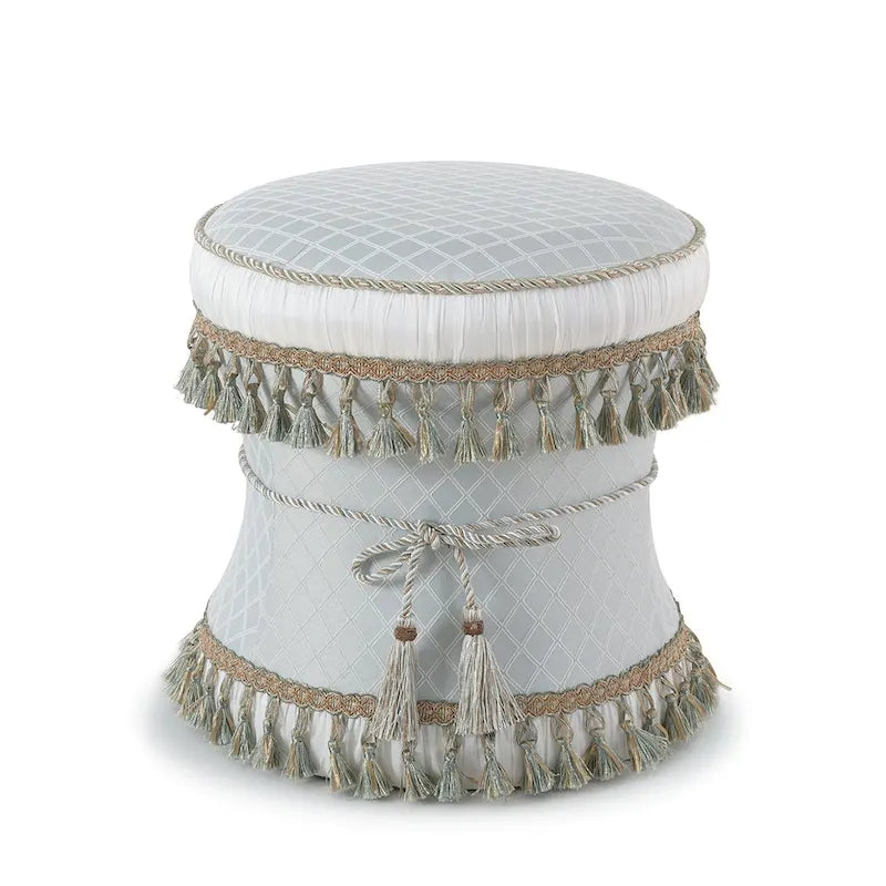 Decorative Upholstered Vanity Stool Ottoman