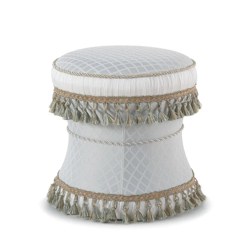 Decorative Upholstered Vanity Stool Ottoman