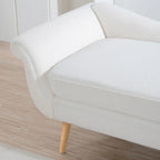 70.86-Inch Wide Chaise Lounge with Scroll Arm