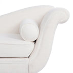 70.86-Inch Wide Chaise Lounge with Scroll Arm
