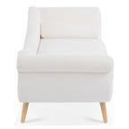 70.86-Inch Wide Chaise Lounge with Scroll Arm