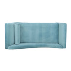 70.86-Inch Wide Chaise Lounge with Scroll Arm