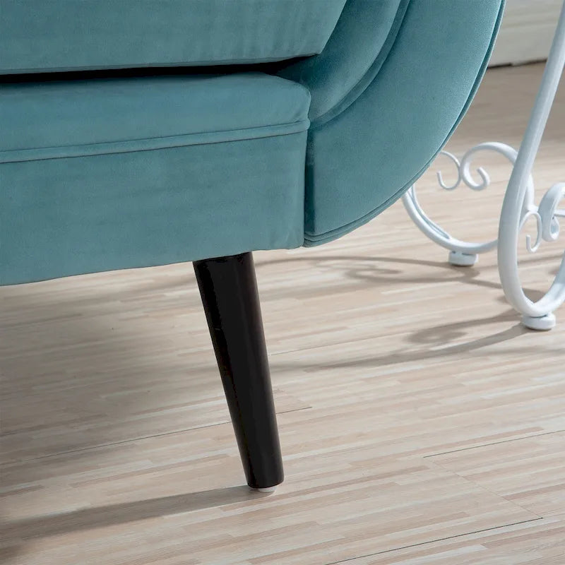 70.86-Inch Wide Chaise Lounge with Scroll Arm
