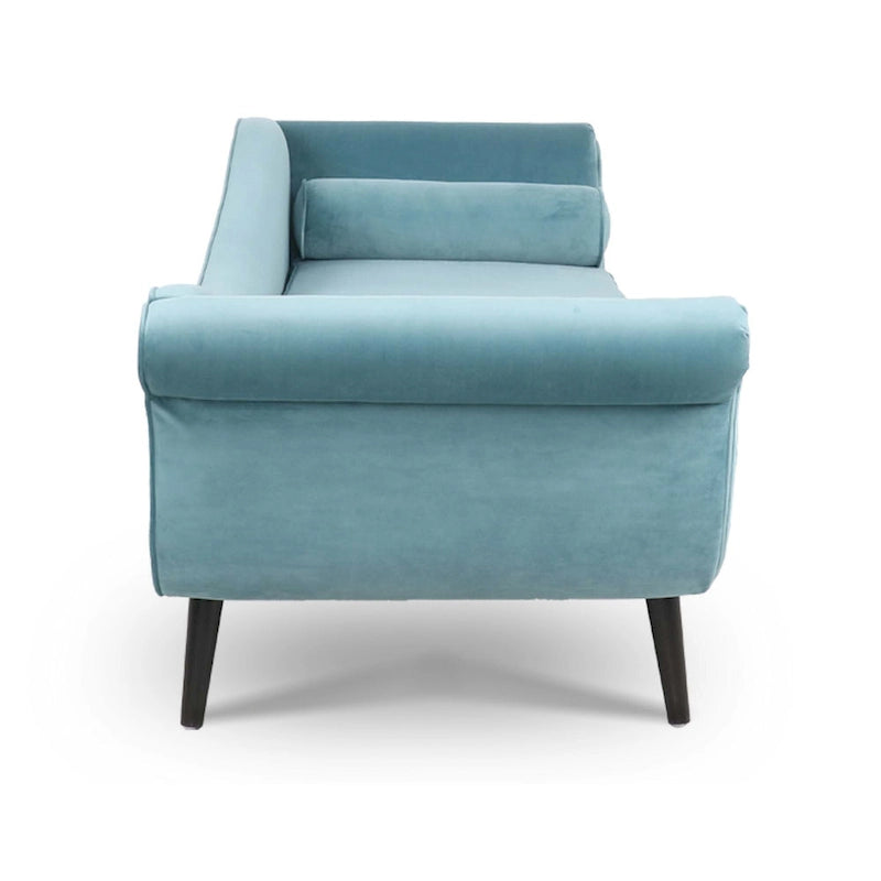 70.86-Inch Wide Chaise Lounge with Scroll Arm