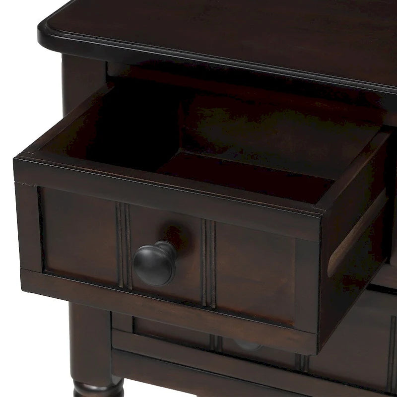 Copper Grove Colby 3-drawer Console Table with Bottom Shelf