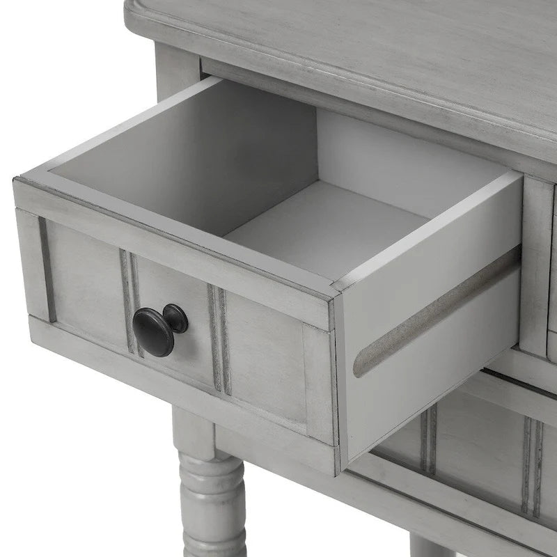 Copper Grove Colby 3-drawer Console Table with Bottom Shelf