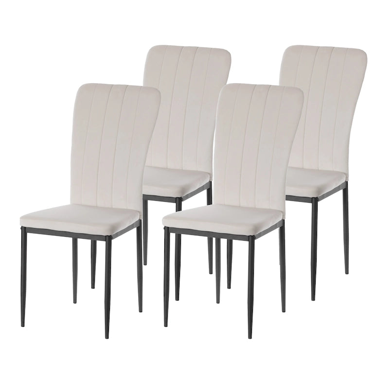 Modern Contemporary Tufted Velvet Upholstered Dining Chair