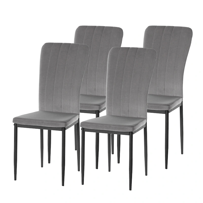 Modern Contemporary Tufted Velvet Upholstered Dining Chair