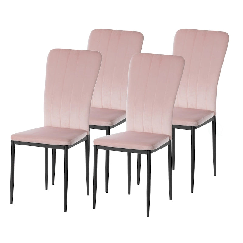 Modern Contemporary Tufted Velvet Upholstered Dining Chair