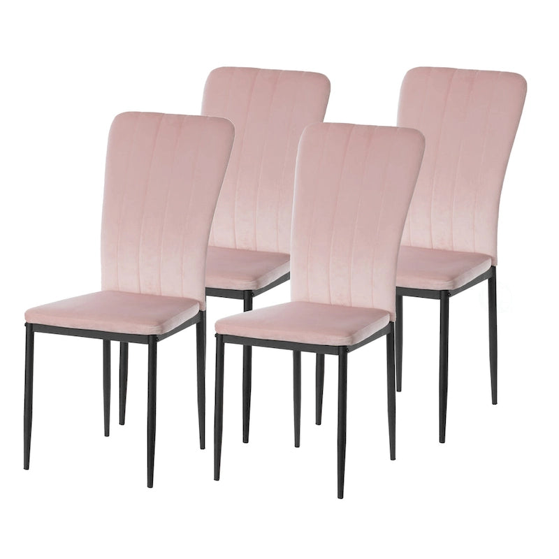 Modern Contemporary Tufted Velvet Upholstered Dining Chair