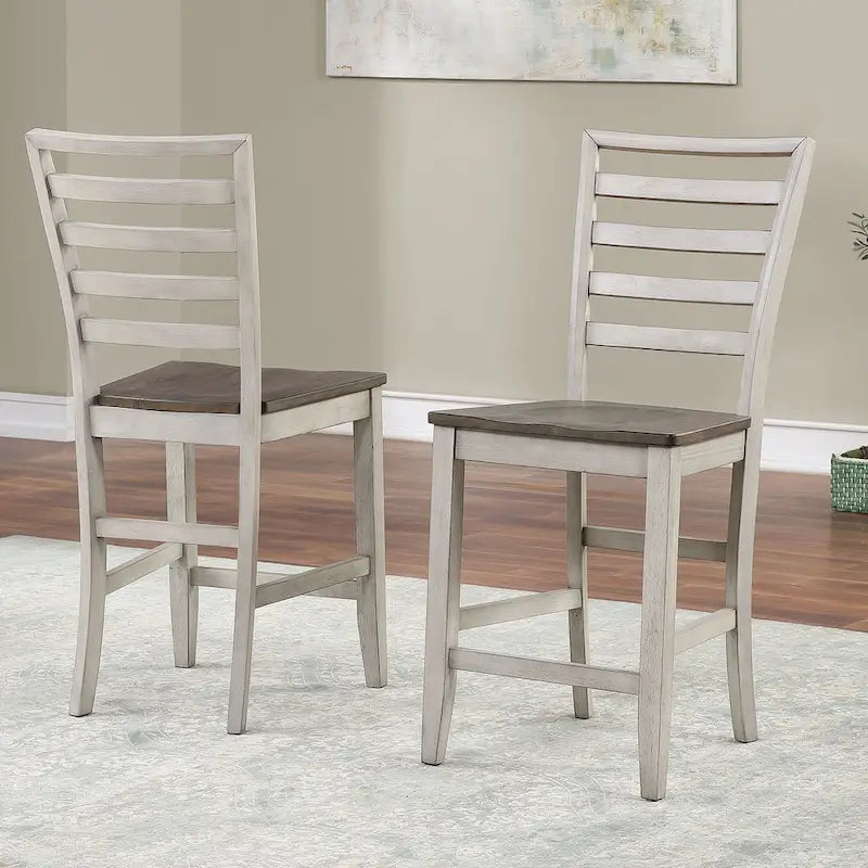 Two-Tone Counter Height Dining Table