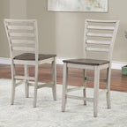 Two-Tone Counter Height Dining Table