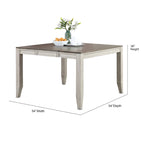 Two-Tone Counter Height Dining Table