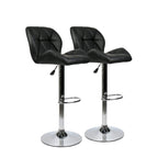 Modern Faux Leather Adjustable Swivel Bar Stool