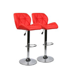 Modern Faux Leather Adjustable Swivel Bar Stool