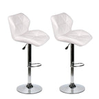 Modern Faux Leather Adjustable Swivel Bar Stool
