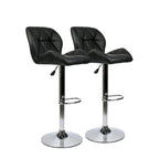 Modern Faux Leather Adjustable Swivel Bar Stool