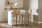 Natural Rattan Round Stool